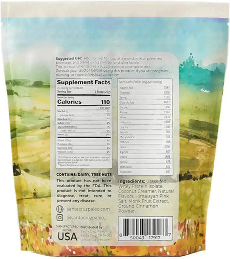 SANTA CRUZ PALEO - Santa Cruz Paleo Whey Protein Powder Grass Fed 20 Servicios Vanilla 538Gr. - The Red Vitamin MX - Suplementos Alimenticios - {{ shop.shopifyCountryName }}