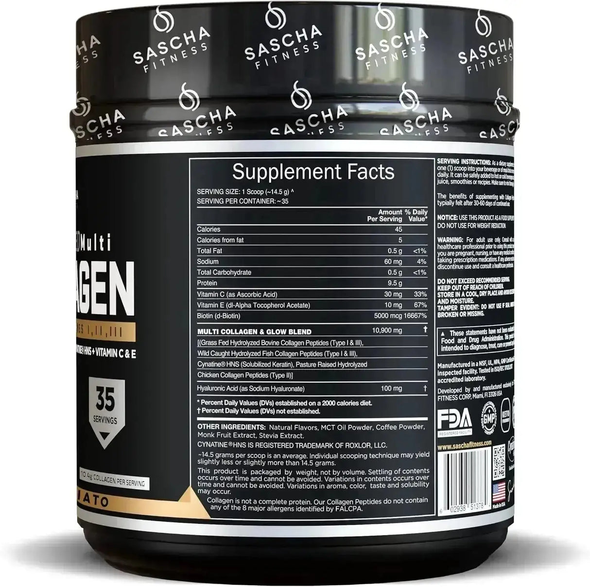 SASCHA FITNESS - SASCHA FITNESS Hydrolyzed Multi Collagen Peptides Tipes 1,2 & 3 Caramel Macchiato 507Gr. - The Red Vitamin MX - Suplementos Alimenticios - {{ shop.shopifyCountryName }}