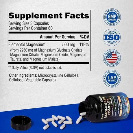 NUTRA HARMONY - Nutra Harmony 5 in 1 Complex 500Mg. 180 Capsulas - The Red Vitamin MX - Suplementos Alimenticios - {{ shop.shopifyCountryName }}