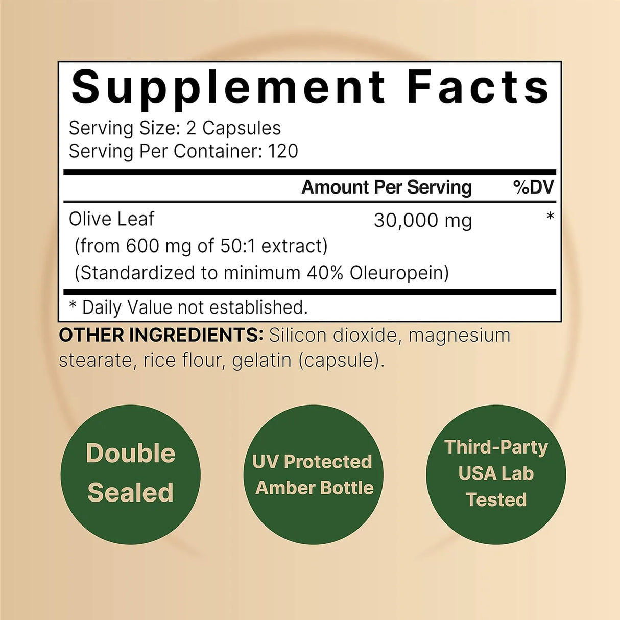 NATUREBELL - NatureBell Olive Leaf Extract 30000Mg. 240 Capsulas - The Red Vitamin MX - Suplementos Alimenticios - {{ shop.shopifyCountryName }}