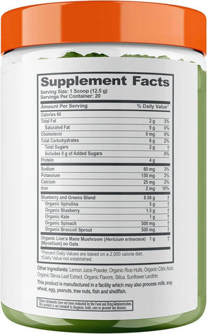THE GENIUS BRAND - The Genius Brand Super Greens Superfood Powder 250Gr. - The Red Vitamin MX - Suplementos Alimenticios - {{ shop.shopifyCountryName }}