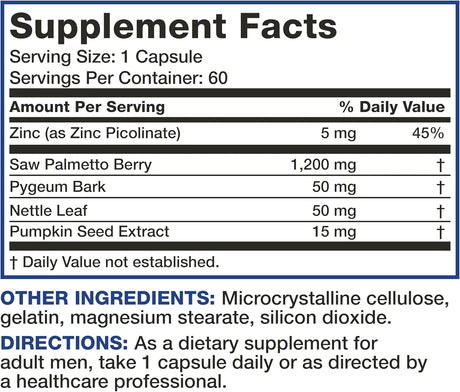 BRONSON - Bronson Prostate Health Support 60 Capsulas - The Red Vitamin MX - Suplementos Alimenticios - {{ shop.shopifyCountryName }}