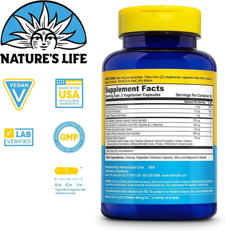 NATURE'S LIFE - Nature's Life Prostate Maintain 100 Capsulas - The Red Vitamin MX - Suplementos Alimenticios - {{ shop.shopifyCountryName }}