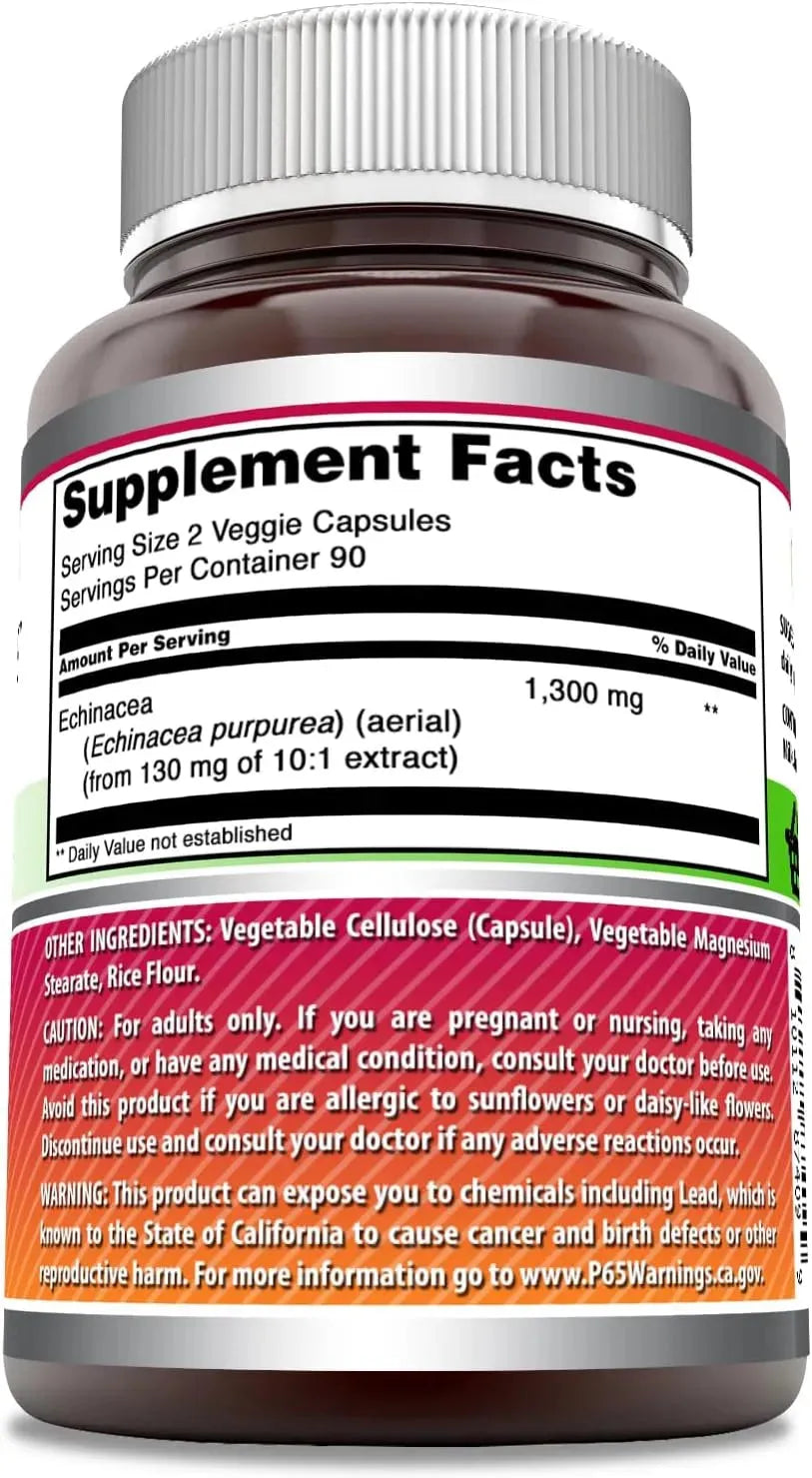 AMAZING FORMULAS - Amazing Formulas Echinacea 1300Mg. 180 Capsulas - The Red Vitamin MX - Suplementos Alimenticios - {{ shop.shopifyCountryName }}