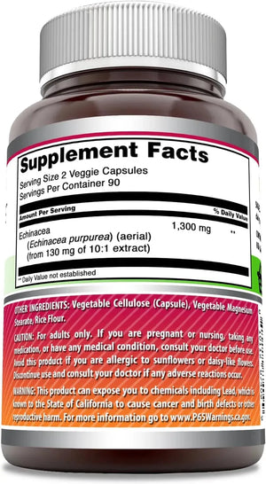 AMAZING FORMULAS - Amazing Formulas Echinacea 1300Mg. 180 Capsulas - The Red Vitamin MX - Suplementos Alimenticios - {{ shop.shopifyCountryName }}