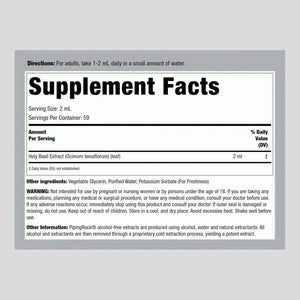 PIPING ROCK - Piping Rock Holy Basil Liquid Extract 4 Fl.Oz. - The Red Vitamin MX - Suplementos Alimenticios - {{ shop.shopifyCountryName }}