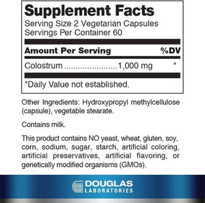 DOUGLAS LABORATORIES - Douglas Laboratories Colostrum 120 Capsulas - The Red Vitamin MX - Suplementos Alimenticios - {{ shop.shopifyCountryName }}