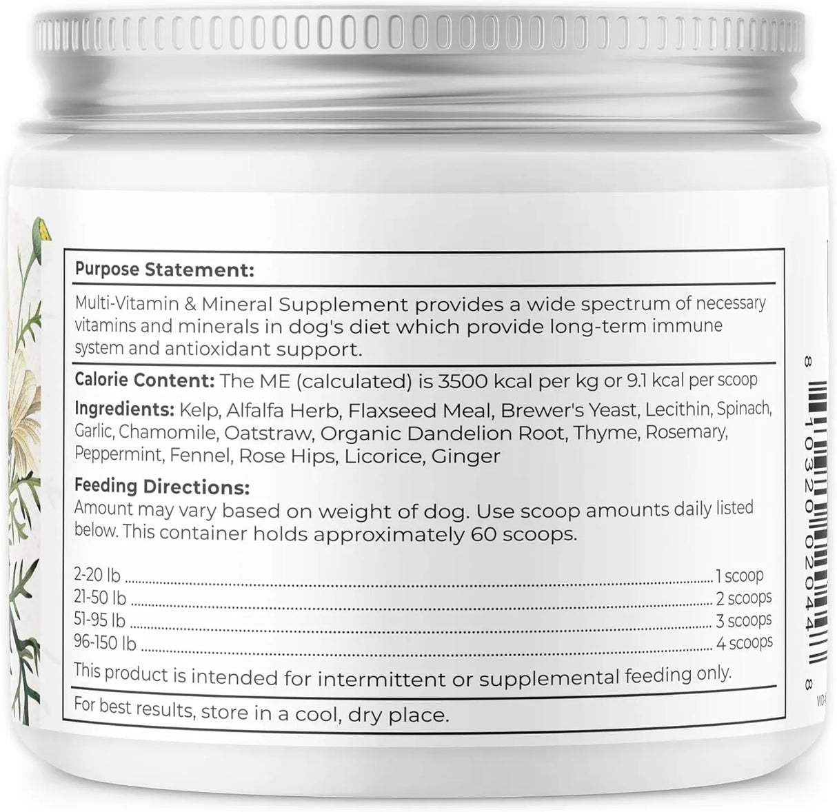 DR. HARVEY'S - Dr. Harvey's Herbal Multi-Vitamin and Mineral Supplement for Dogs 198Gr. - The Red Vitamin MX - Multivitamínicos Para Perros - {{ shop.shopifyCountryName }}