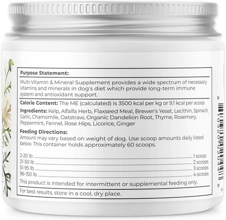 DR. HARVEY'S - Dr. Harvey's Herbal Multi-Vitamin and Mineral Supplement for Dogs 198Gr. - The Red Vitamin MX - Multivitamínicos Para Perros - {{ shop.shopifyCountryName }}