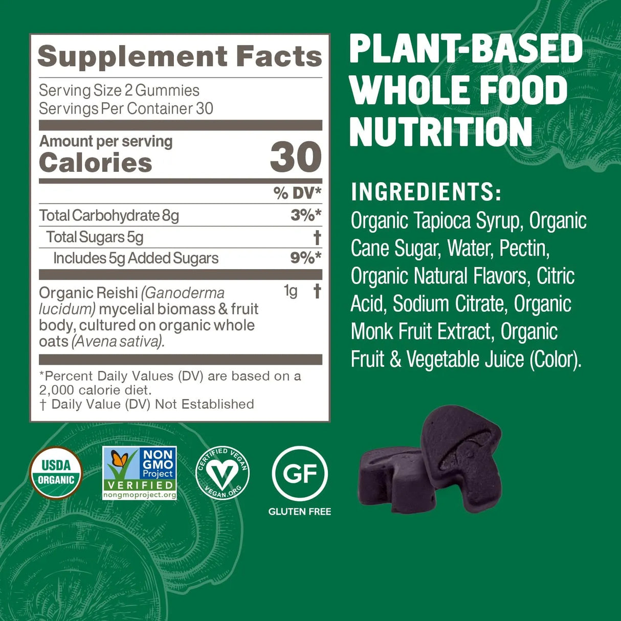 OM - OM Mushroom Superfood Reishi Gummies 60 Gomitas - The Red Vitamin MX - Suplementos Alimenticios - {{ shop.shopifyCountryName }}