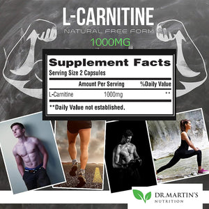 DR. MARTIN'S NUTRITION - DR. MARTIN'S NUTRITION Extra Strength L-Carnitine 200 Capsulas - The Red Vitamin MX - Suplementos Alimenticios - {{ shop.shopifyCountryName }}