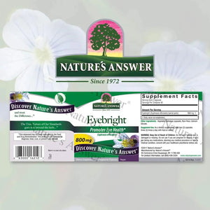 NATURE´S ANSWER - Nature's Answer Eyebright 800Mg. 90 Capsulas - The Red Vitamin MX - Suplementos Alimenticios - {{ shop.shopifyCountryName }}