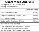 INFINITE PET - Infinite Pet Advanced Hip and Joint Supplement for Dogs 90 Tabletas Masticables - The Red Vitamin MX - Cuidado De Cadera Y Articulaciones Para Perros - {{ shop.shopifyCountryName }}