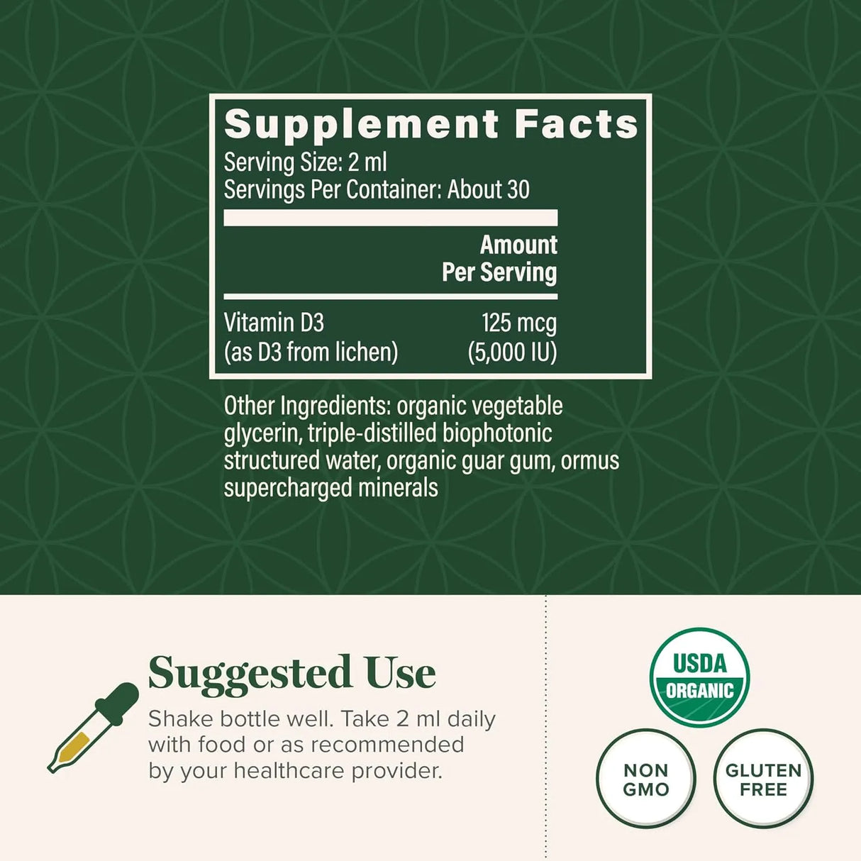 GLOBAL HEALING CENTER - Global Healing Center Organic Vitamin D3 5000IU 2 Fl.Oz. - The Red Vitamin MX - Suplementos Alimenticios - {{ shop.shopifyCountryName }}