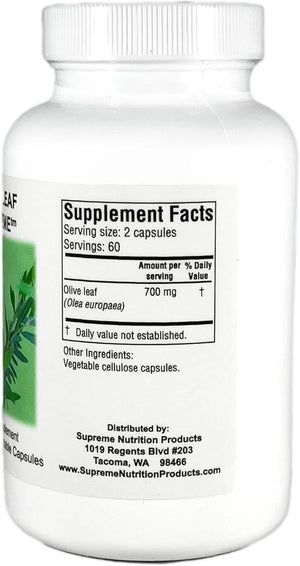 SUPREME NUTRITION - Supreme Nutrition Olive Leaf Supreme 120 Capsulas - The Red Vitamin MX - Suplementos Alimenticios - {{ shop.shopifyCountryName }}