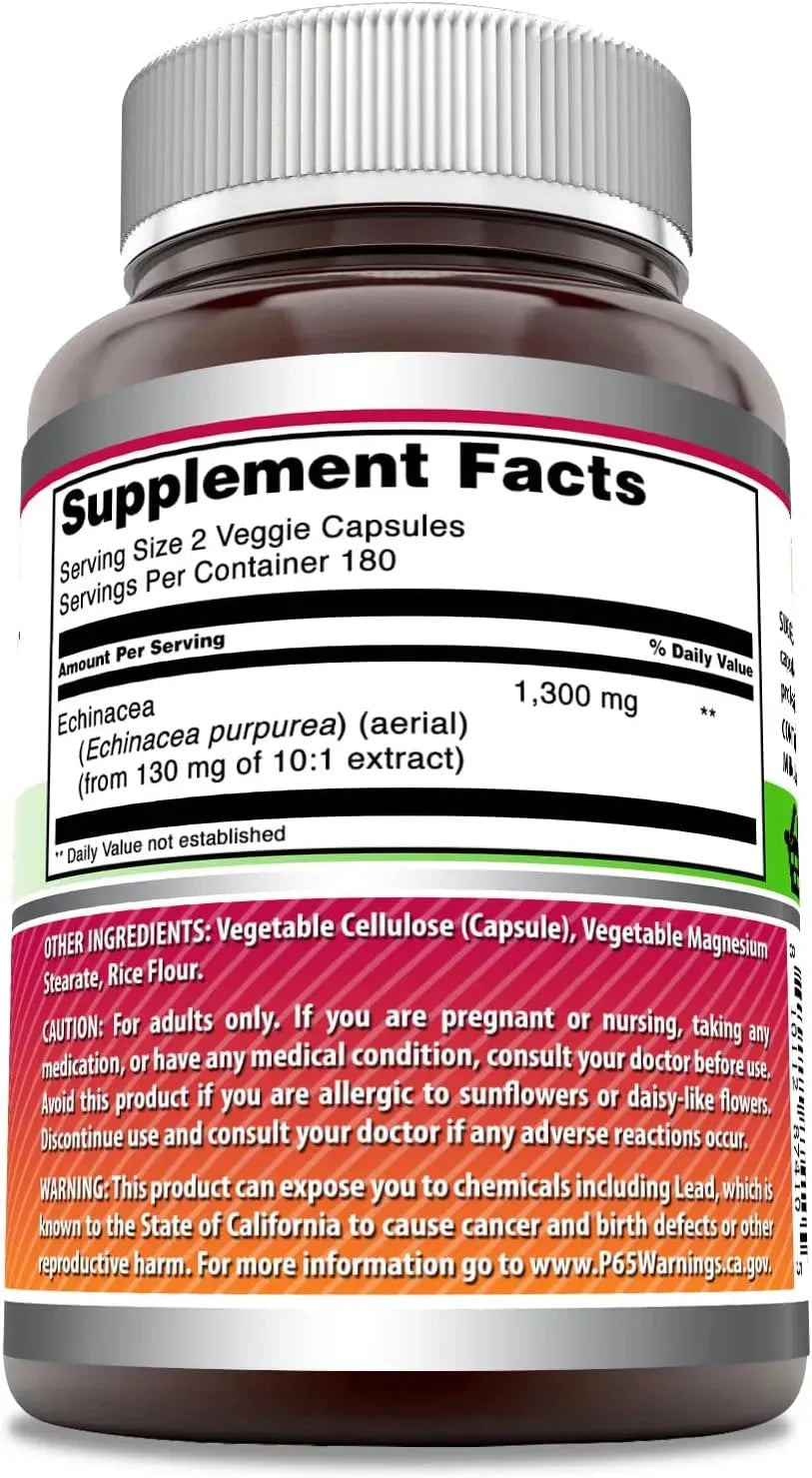 AMAZING FORMULAS - Amazing Formulas Echinacea 1300Mg. 360 Capsulas - The Red Vitamin MX - Suplementos Alimenticios - {{ shop.shopifyCountryName }}