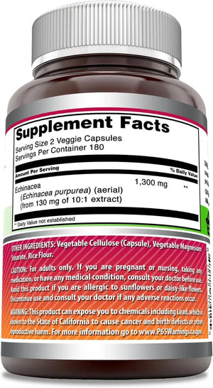 AMAZING FORMULAS - Amazing Formulas Echinacea 1300Mg. 360 Capsulas - The Red Vitamin MX - Suplementos Alimenticios - {{ shop.shopifyCountryName }}