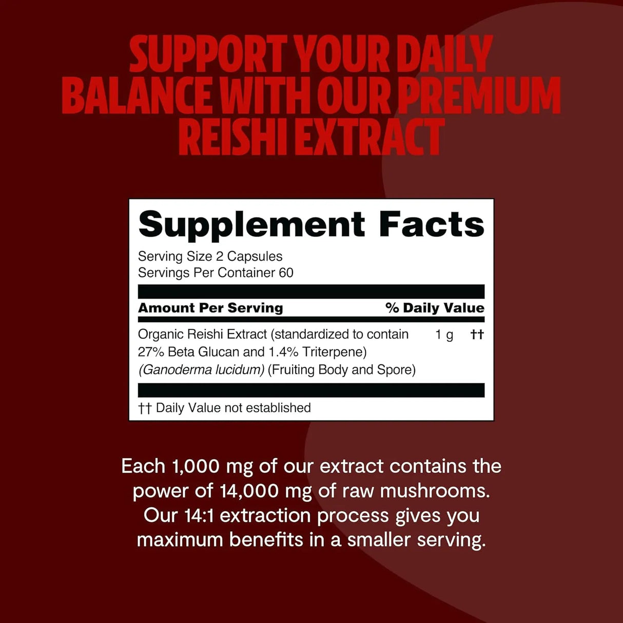 FRESHCAP - FreshCap Reishi Mushroom 14,000Mg. 120 Capsulas - The Red Vitamin MX - Suplementos Alimenticios - {{ shop.shopifyCountryName }}