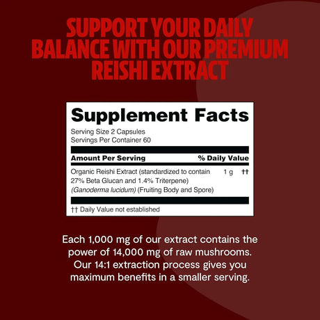 FRESHCAP - FreshCap Reishi Mushroom 14,000Mg. 120 Capsulas - The Red Vitamin MX - Suplementos Alimenticios - {{ shop.shopifyCountryName }}