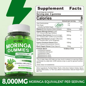 NEVISS - NEVISS Sugar Free Moringa Gummies 8,000Mg. 60 Gomitas 2 Pack - The Red Vitamin MX - Suplementos Alimenticios - {{ shop.shopifyCountryName }}