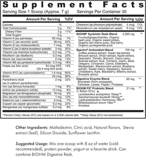 BIOHM - BIOHM Digestive Reds Powder 30 Servicios Pomegrante Punch 210Gr. - The Red Vitamin MX - Suplementos Alimenticios - {{ shop.shopifyCountryName }}