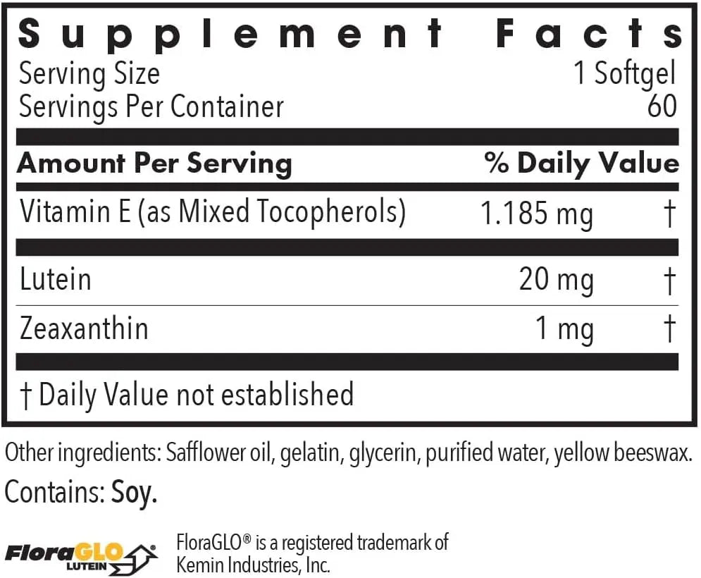 ALLERGY RESEARCH GROUP - Allergy Research Group Lutein 20Mg. 60 Capsulas - The Red Vitamin MX - Suplementos Alimenticios - {{ shop.shopifyCountryName }}