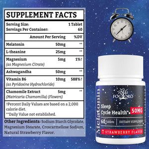 FOGORO - Fogoro Powerful Melatonin 50Mg. 60 Tabletas - The Red Vitamin MX - Suplementos Alimenticios - {{ shop.shopifyCountryName }}