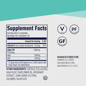 VIMERGY - Vimergy EPA/DHA 90 Capsulas - The Red Vitamin MX - Suplementos Alimenticios - {{ shop.shopifyCountryName }}
