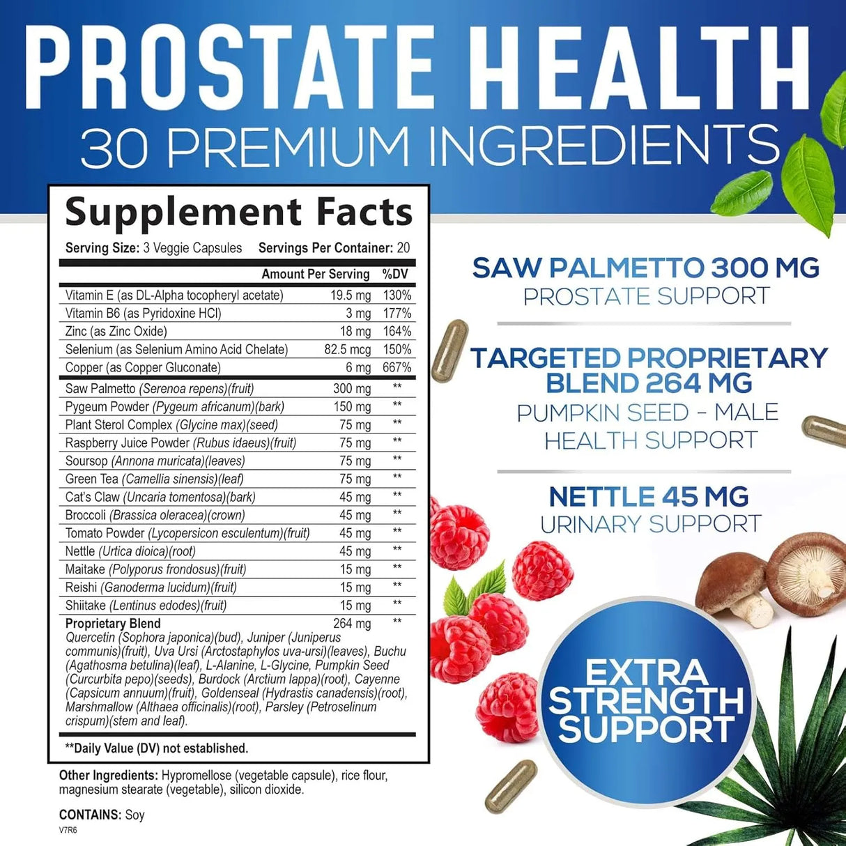 NATURE'S NUTRITION - Nature's Nutrition Prostate Health 60 Capsulas - The Red Vitamin MX - Suplementos Alimenticios - {{ shop.shopifyCountryName }}