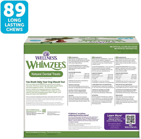 WELLNESS WHIMZEES - Wellness WHIMZEES Value Box Dog Dental Treats Small Size Dogs 89 Piezas - The Red Vitamin MX - Cuidado Dental Para Perros - {{ shop.shopifyCountryName }}