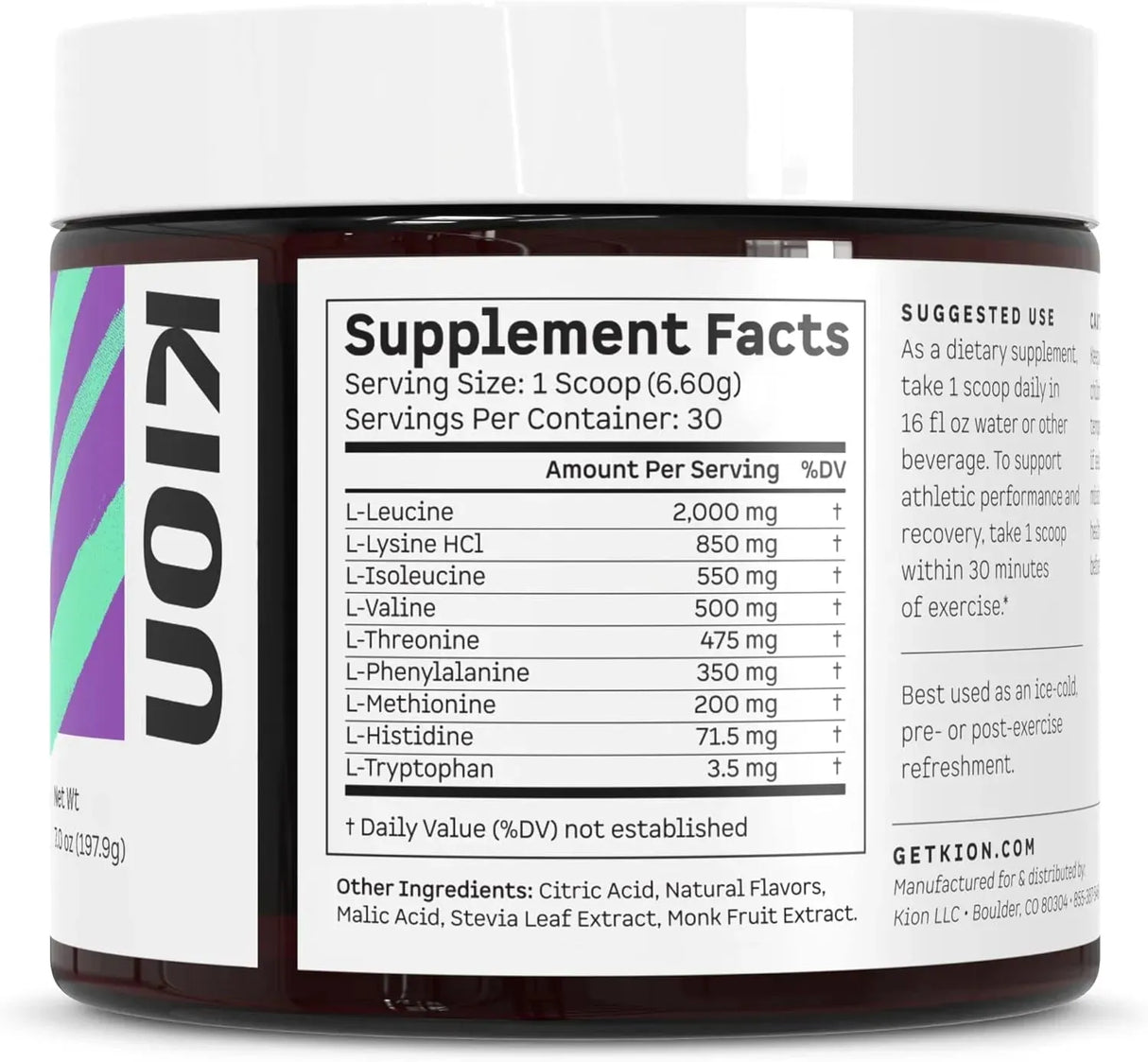 KION - Kion Aminos Essential Amino Acids 30 Servicios Mixed Berry 7 Oz. - The Red Vitamin MX - Suplementos Alimenticios - {{ shop.shopifyCountryName }}