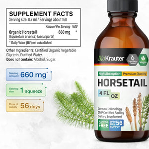 BIOKRAUTER - BIO KRAUTER Horsetail Tincture 4 Fl.Oz. - The Red Vitamin MX - Suplementos Alimenticios - {{ shop.shopifyCountryName }}