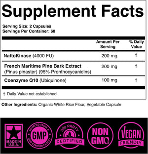 SPARTIS - SPARTIS Nattokinase 4000 FU 120 Capsulas - The Red Vitamin MX - Suplementos Alimenticios - {{ shop.shopifyCountryName }}