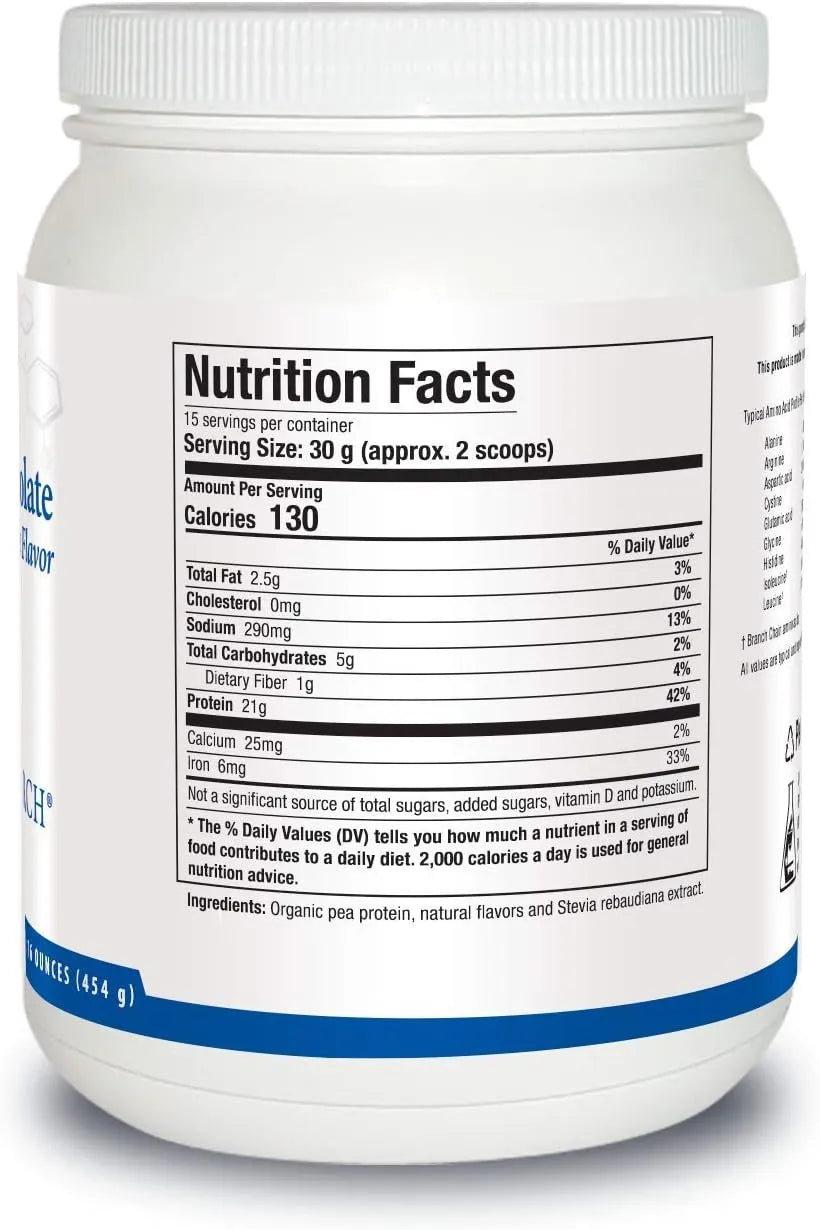 BIOTICS RESEARCH - Biotics Research Pea Protein Isolate Natural Vanilla Flavored 454Gr. - The Red Vitamin MX - Suplementos Alimenticios - {{ shop.shopifyCountryName }}