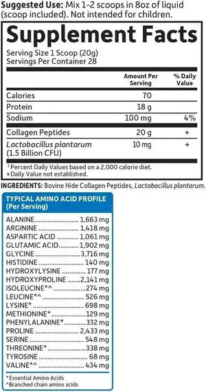 GARDEN OF LIFE - Garden of Life Grass Fed Collagen Peptides Powder Unflavored 560Gr. - The Red Vitamin MX - Suplementos Alimenticios - {{ shop.shopifyCountryName }}