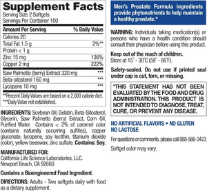 NATURE'S WONDER - Nature's Wonder Men's Prostate Formula 200 Capsulas Blandas - The Red Vitamin MX - Suplementos Alimenticios - {{ shop.shopifyCountryName }}