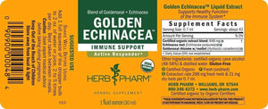 HERB PHARM - Herb Pharm Certified Organic Golden Echinacea Liquid Extract 1 Fl.Oz. - The Red Vitamin MX - Suplementos Alimenticios - {{ shop.shopifyCountryName }}