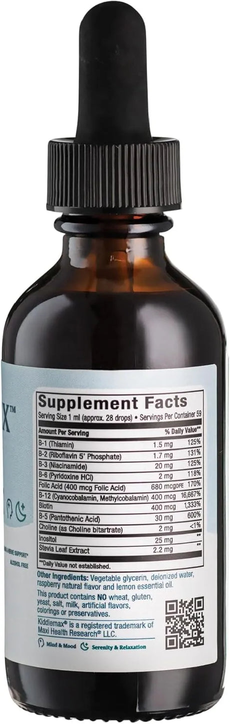 MAXI HEALTH - Maxi Health Liquid Vitamin B Complex Raspberry 2 Fl.Oz. - The Red Vitamin MX - Suplementos Alimenticios - {{ shop.shopifyCountryName }}