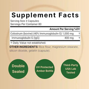NATUREBELL - NatureBell Colostrum 1,000Mg. 240 Capsulas - The Red Vitamin MX - Suplementos Alimenticios - {{ shop.shopifyCountryName }}