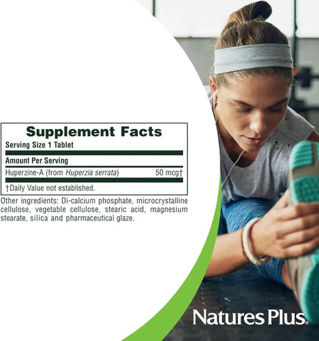 NATURESPLUS - Natures Plus Huperzine Rx-Brain 50mcg 30 Tabletas - The Red Vitamin MX - Suplementos Alimenticios - {{ shop.shopifyCountryName }}