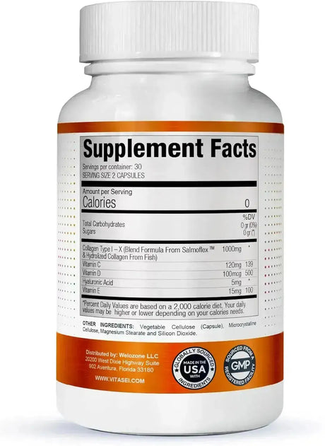 SALMOFLEX - Salmoflex Marine Collagen Peptides 60 Capsulas - The Red Vitamin MX - Suplementos Alimenticios - {{ shop.shopifyCountryName }}