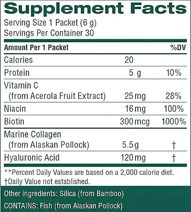 NATURES SUNSHINE - Nature's Sunshine Marine Collagen 30 Paquetes - The Red Vitamin MX - Suplementos Alimenticios - {{ shop.shopifyCountryName }}