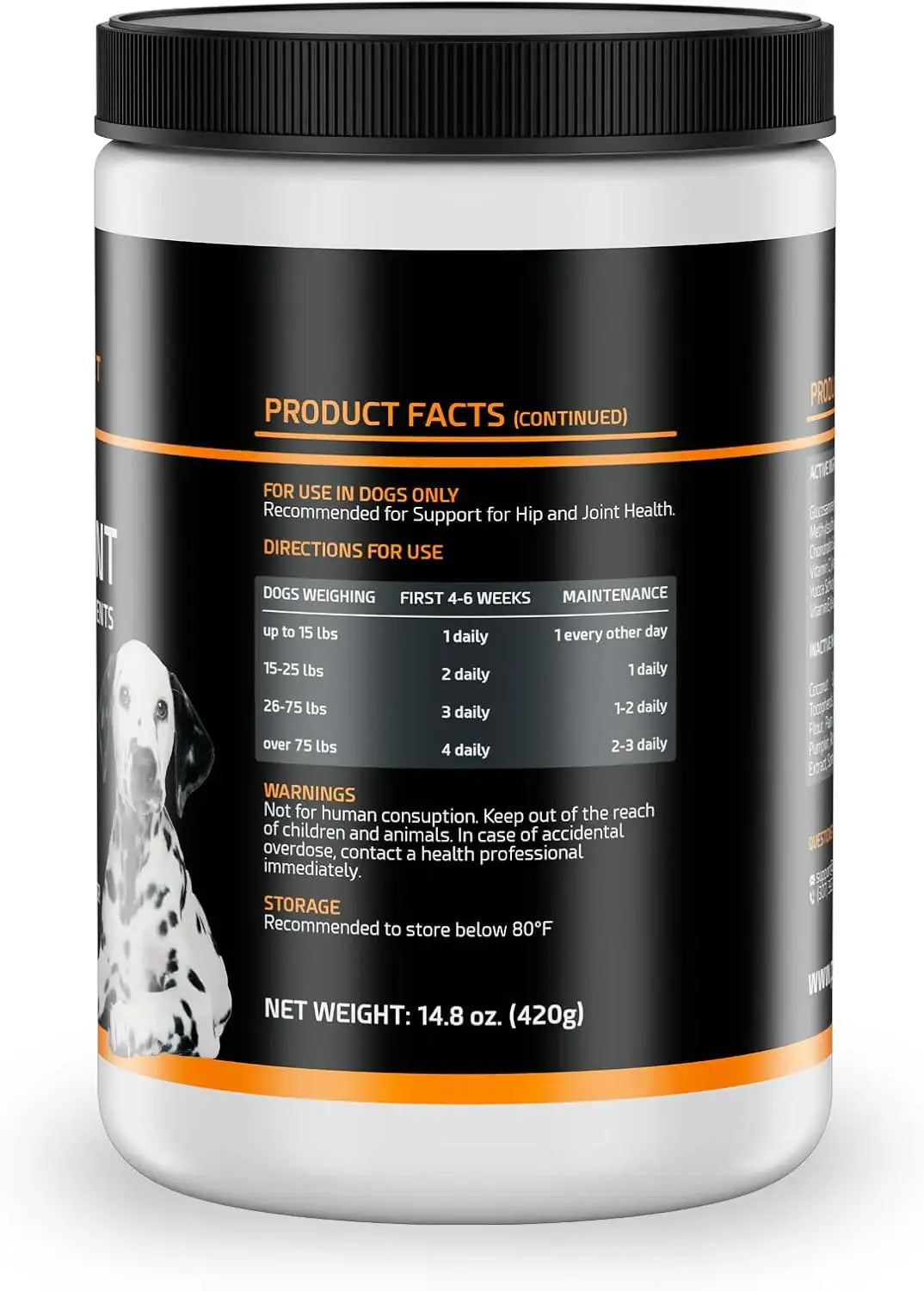 POINTPET - PointPet Hip & Joint Glucosamine for Dogs Peanut Butter & Pumpkin Flavor 120 Masticables - The Red Vitamin MX - Cuidado De Cadera Y Articulaciones Para Perros - {{ shop.shopifyCountryName }}