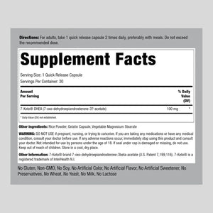 PIPING ROCK - Piping Rock 7 Keto DHEA 100Mg. 30 Capsulas - The Red Vitamin MX - Suplementos Alimenticios - {{ shop.shopifyCountryName }}