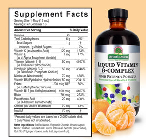 NATURE´S ANSWER - Nature's Answer Liquid Vitamin B-Complex 240Ml. - The Red Vitamin MX - Suplementos Alimenticios - {{ shop.shopifyCountryName }}