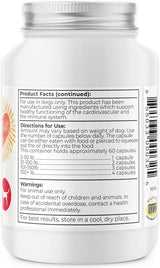Dr. Harvey's Coenzyme Q10 Heart & Cardiovascular Support Supplements for Dogs 60 Capsulas