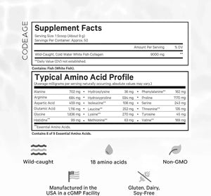 CODEAGE - Codeage Marine Collagen Powder 450Gr. - The Red Vitamin MX - Suplementos Alimenticios - {{ shop.shopifyCountryName }}