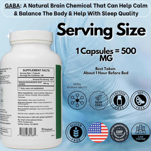 PRISTINE'S - Pristine's GABA 500Mg. 180 Capsulas - The Red Vitamin MX - Suplementos Alimenticios - {{ shop.shopifyCountryName }}