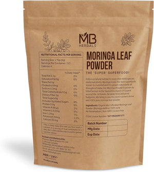 MB HERBALS - MB Herbals Moringa Leaf Powder 227Gr. - The Red Vitamin MX - Suplementos Alimenticios - {{ shop.shopifyCountryName }}