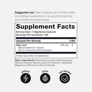 TONIIQ - Toniiq Olive Leaf Extract 120 Capsulas - The Red Vitamin MX - Suplementos Alimenticios - {{ shop.shopifyCountryName }}